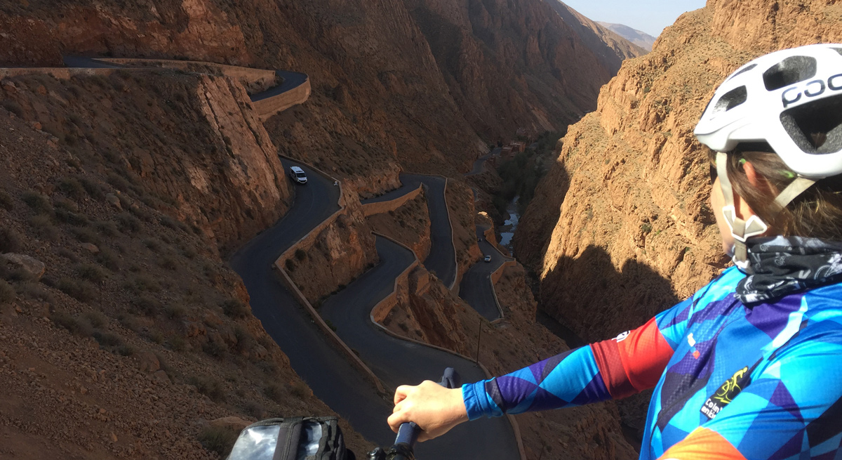 Gargantas del Todra en Bicicleta